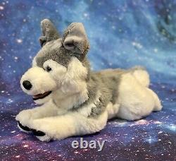 17 Anima Siberian Husky Floppy Dog Plush Stuffed Animal Puppy RARE