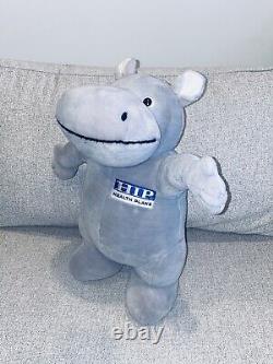 17 HIP Health Plans Hippo Plush Stuffed Animal Mascot Company Healthcare Figure