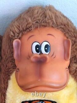 1982 Donkey Kong Plush Stuffed Animal By Etone 14 Tall Nintendo Of America Inc