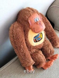 1982 Donkey Kong Plush Stuffed Animal By Etone 14 Tall Nintendo Of America Inc