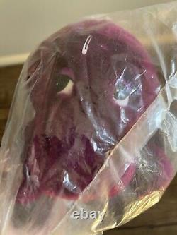 1990 Non-String Mouth Barney The Dinosaur Plush Dakin Doll Rare New In Bag