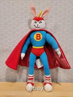 2002 Crocodile Creek PBS Kids Marc Brown's Arthur Bionic Bunny Plush Toy 12