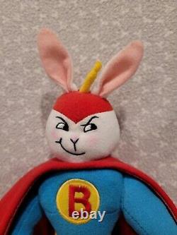 2002 Crocodile Creek PBS Kids Marc Brown's Arthur Bionic Bunny Plush Toy 12