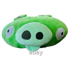 2010 Commonweath Angry Birds Green pig Jumbo plushed stuffed animal toy 19 x 20