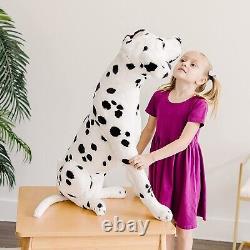 32 Tall Lifelike Plush Giant Dalmatian Realistic Stuffed Animal Dog Toy Gift