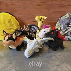 6pcs Adopt Me Pets Plush Rescue Animal Series Stuffed Plushie Toy Doll Kids Gift