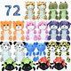 72-pack Assorted Plush Toys, 7 To 9 Inch Bulk Stuffed Animals -claw Machine Toys