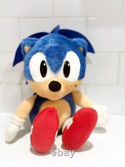 90's Vintage Sega Sonic Hedgehog Plush Stuffed Animal 14 Caltoy Gamer RARE