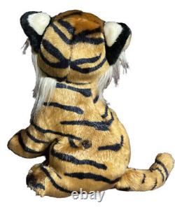 Alfa Cub Baby Tiger Plush Stuffed Animal Black Stripes Brown Eyes 10 HTF