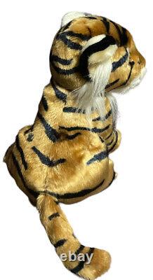 Alfa Cub Baby Tiger Plush Stuffed Animal Black Stripes Brown Eyes 10 HTF