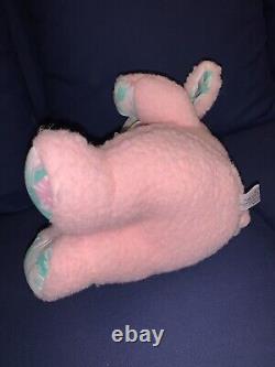 Anco Plush Pink Floral Lamb 13 Stuffed Animal Easter Toy Vintage 1993 In Box