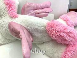 Animal Alley Plush Flying Horse Pegasus White Pink Sparkle Stuffed Animal Jumbo