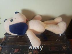 Animal Fair Henry 1971 VTG Plush Dog Puppy Stuffed Animal Name Tag Toy 30in Tall