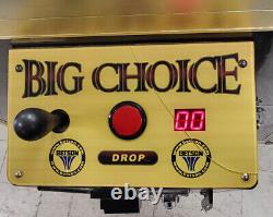 BIG CHOICE Claw Crane Plush Stuffed Animal Prize Redemption Arcade Machine WORKS