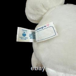 Bada namu Badanamu White Bear Plush Calm Island Stuffed Animal Cute Toy READ