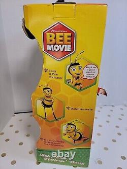Bee Movie Barry Dreamworks RARE 14 Plush 2007 NEW OLD STOCK NEEDS BATTERIES