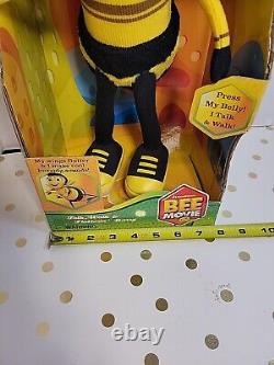 Bee Movie Barry Dreamworks RARE 14 Plush 2007 NEW OLD STOCK NEEDS BATTERIES