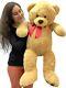 Big Plush 3 Foot Teddy Bear Extra Soft 36 Inch Tan Jumbo Stuffed Animal