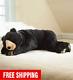 Black Bear Animal Giant Plush Stuffed Body Hug Pillow For Kids Teens Adults, Sof