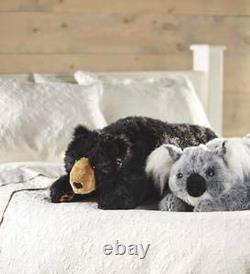 Black Bear Animal Giant Plush Stuffed Body Hug Pillow for Kids Teens Adults, Sof