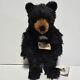 Black Bear By Kosen / Kösen Plush 14 Rare Very High Quality Collectors Stuffy