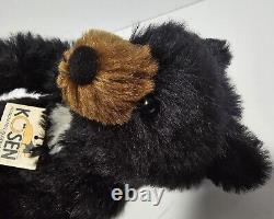 Black Bear by Kosen / Kösen plush 14 RARE Very High Quality collectors Stuffy