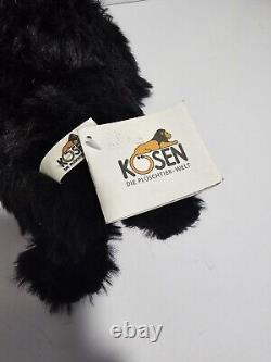 Black Bear by Kosen / Kösen plush 14 RARE Very High Quality collectors Stuffy