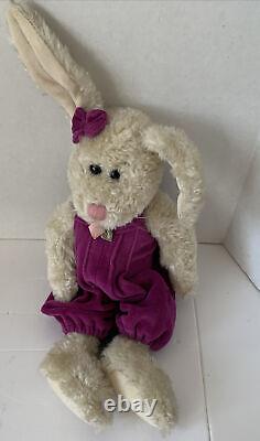 Boyds Bears 14 Bunny? Collectable Musical Plush Stuffed? Animal Retired Easter