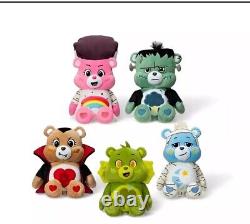 Care Bears 9 Universal Monsters Plush Toys Entire Set (5 Pieces) PREORDER