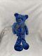 Commonwealth Blue Teddy Bear Plush Chenille Bean Bag Stuffed Animal 1999 1994