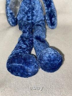 Commonwealth Blue Teddy Bear Plush Chenille Bean Bag Stuffed Animal 1999 1994