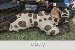 Creep Cat Toy Company 6 ft Spotted Hyena Plush RARE! UN STUFFED MSRP-$300