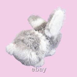 Dan Dee 14 Fuzzy Gray Long Ear Easter Bunny Rabbit Plush Stuffed Animal LN