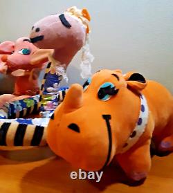 Dream Pets 1970s Plush Toy Dakin Japan Stuffed Animal LOT of 6