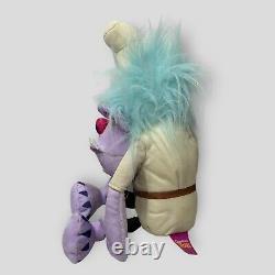 Dreamworks Trolls Chef Bergen Plush Stuffed Toy 2016 Purple Blue Hair 14 RARE