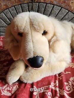 E&J Prima 34 Realistic GOLDEN RETRIEVER Dog Plush Stuffed Animal Toy Lifelike