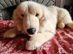 E&J Prima 34 Realistic GOLDEN RETRIEVER Dog Plush Stuffed Animal Toy Lifelike