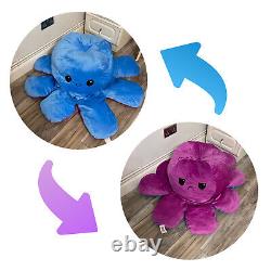 Extra Large Reversible Octopus Giant Soft Stuffed Plush Toy 90cm-160cm Happy Sad