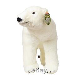 Gentle Giant Baby Polar Bear Toy Body Pillow Soft Stuffed Animal White Plush Fur