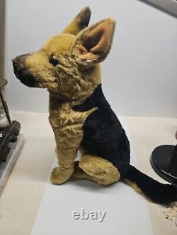 German Shepherd Dog? Plush HUGE Realistic Stuffed Animal 19 E&J Family dog
