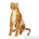 Giant Cheetah Lifelike Stuffed Animal Toy Kids Plush Toddler Cuddly Soft Decor