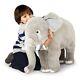 Giant Fao Schwarz Elephant Realistic Plush Stuffed Animal Toys R Us Kids 30 Inch