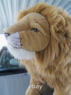Giant Realistic Safari African Plush Stuffed Lion Animal 33