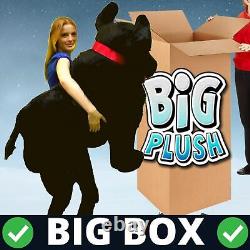 Giant Stuffed Buffalo 44 Inches Big Plush Animal Black Brand New Made in USA