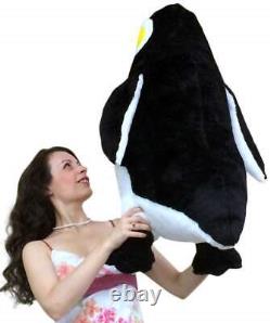 Giant Stuffed Penguin 30 Inch Big Soft Stuffed Animal Made in the USA America