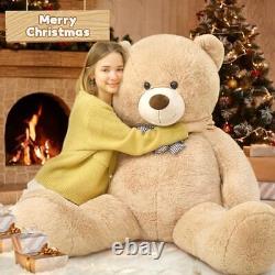 Giant Teddy Bear Big Brown Stuffed Animal Life Size Plush 59 inch Light Brown