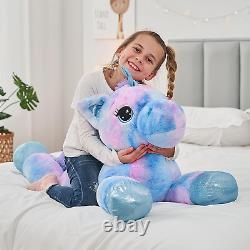 Giant Unicorn Stuffed Animal Soft Unicorn Plush Pillow Large Stuffed Unicorn Gif