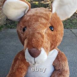 Goffa Jumbo Child Size Kangaroo & Baby Joey In Pouch 31 Plush Stuffed Animal