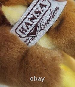 Hansa Plush Fire Bird Phoenix 5106 15 Retired Stuffed Animal Hand Crafted Rare