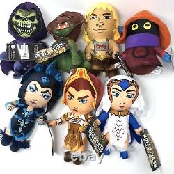 He-Man Masters Of The Universe Revelation 7 Plush Stuffed Toy SET Of 7 New